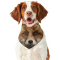 Fox Portrait Print Dog Bandana