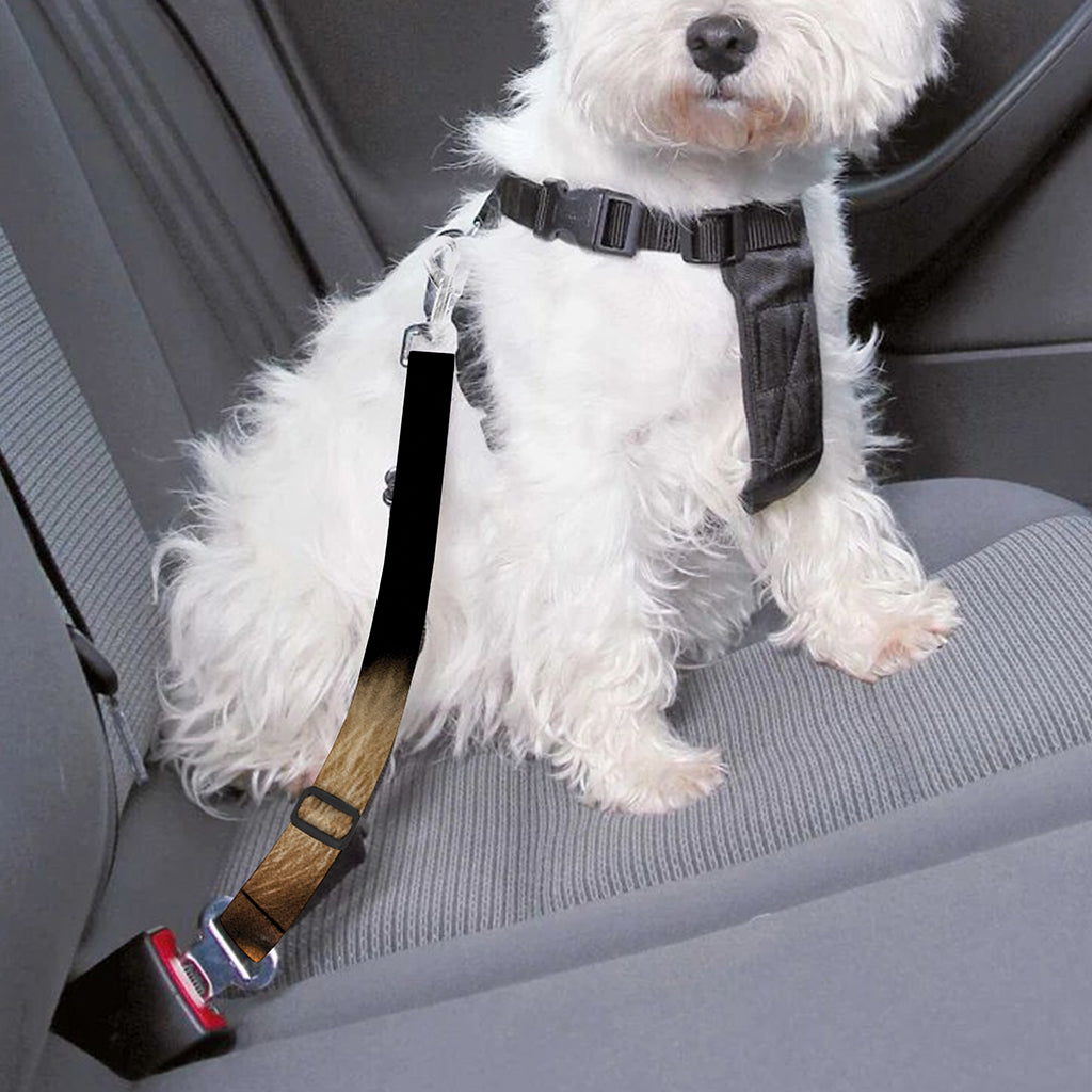 Fox Portrait Print Dog Seat Belt