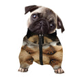 Fox Portrait Print Dog Zip Up Jacket
