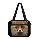Fox Portrait Print Double Strap Bible Bag
