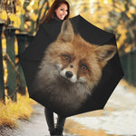 Fox Portrait Print Foldable Umbrella