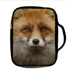 Fox Portrait Print Front Pocket Bible Bag