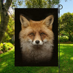 Fox Portrait Print Garden Flag