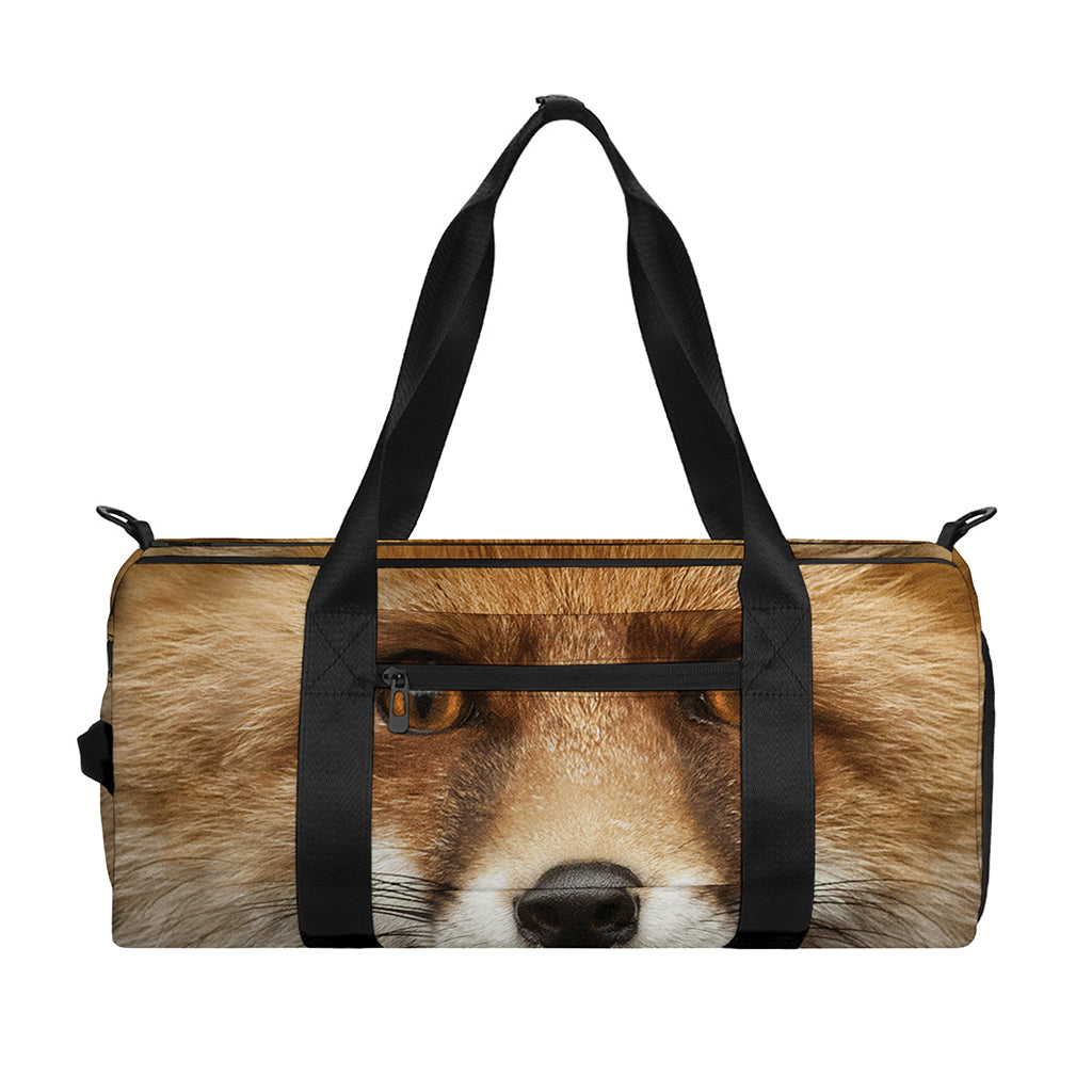 Fox Portrait Print Gym Bag
