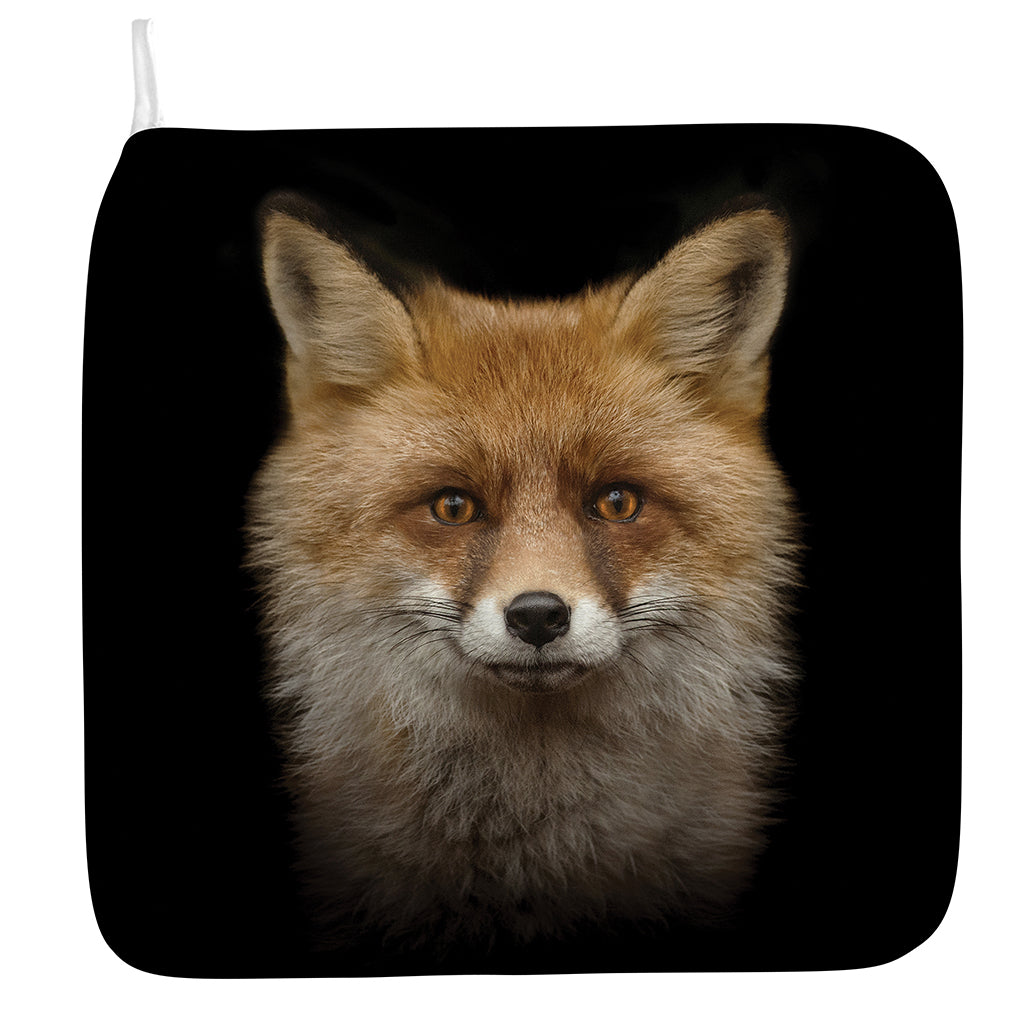 Fox Portrait Print Hand Towel