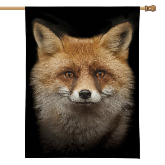 Fox Portrait Print House Flag