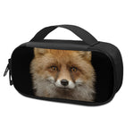 Fox Portrait Print Insulin Cooler Travel Case