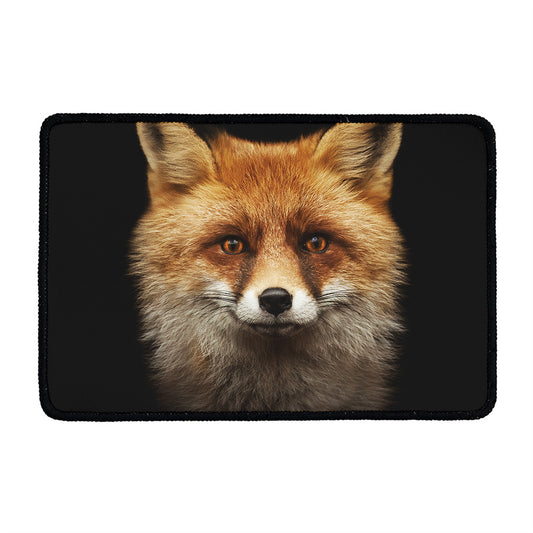 Fox Portrait Print Kitchen Mat