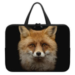 Fox Portrait Print Laptop Sleeve With Handle