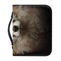 Fox Portrait Print Leather Bible Cover
