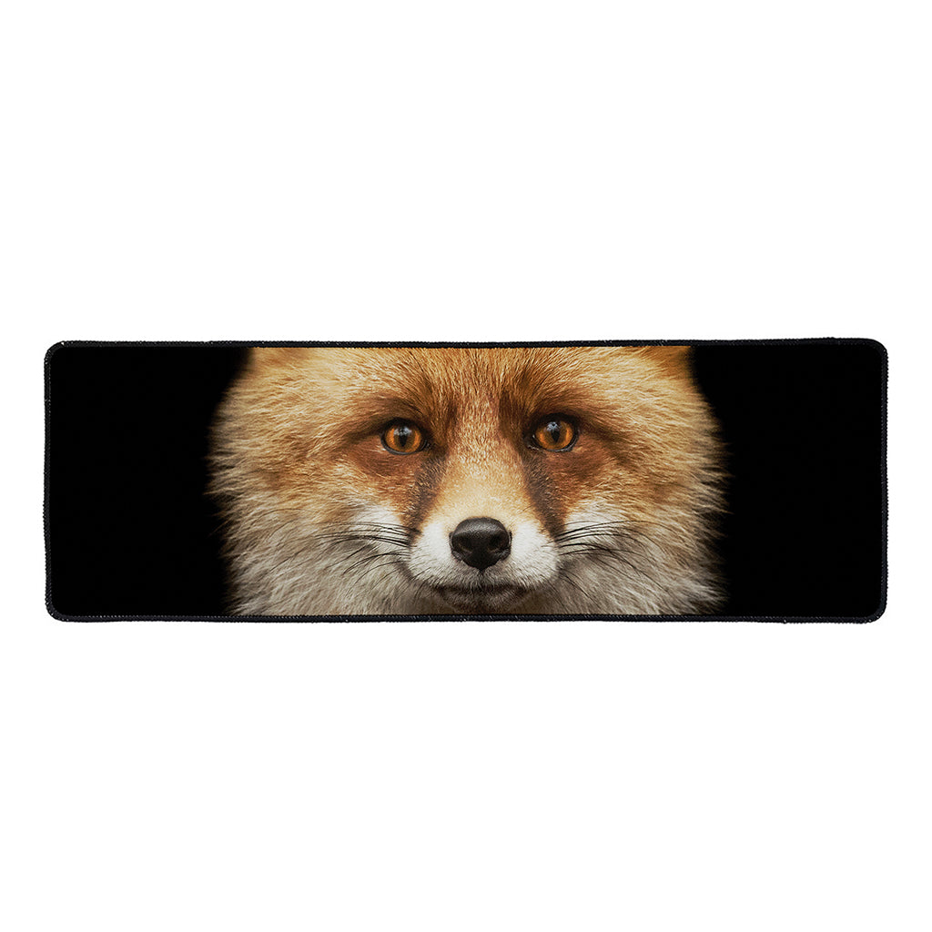 Fox Portrait Print Long Kitchen Mat