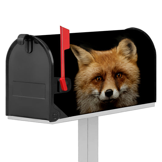Fox Portrait Print Mailbox Cover