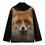 Fox Portrait Print Men's Blazer