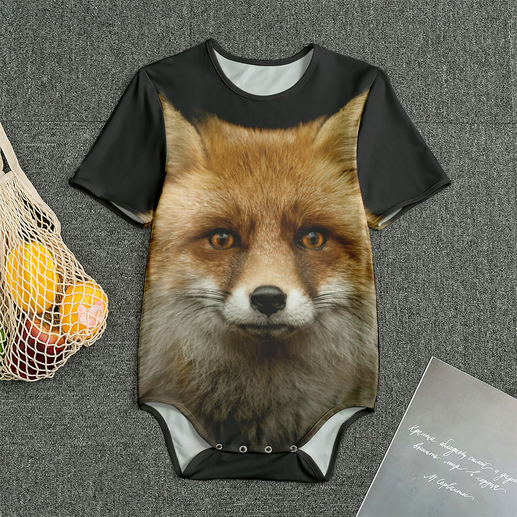 Fox Portrait Print Men's Bodysuit