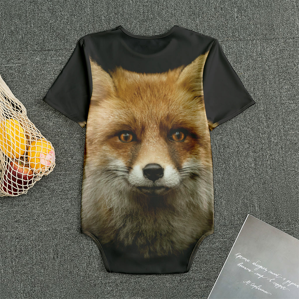 Fox Portrait Print Men's Bodysuit