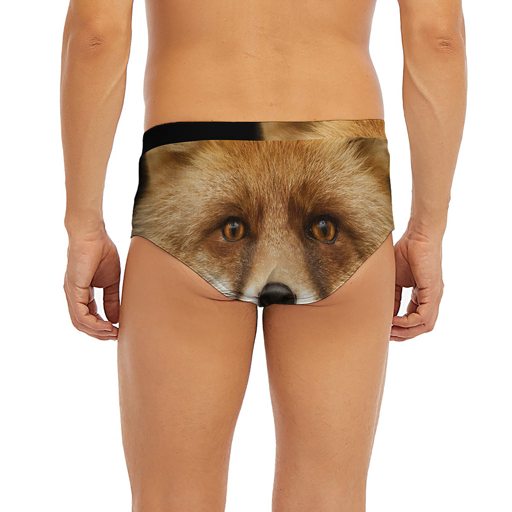 Fox Portrait Print Men's Briefs
