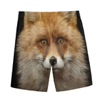 Fox Portrait Print Men's Sports Shorts