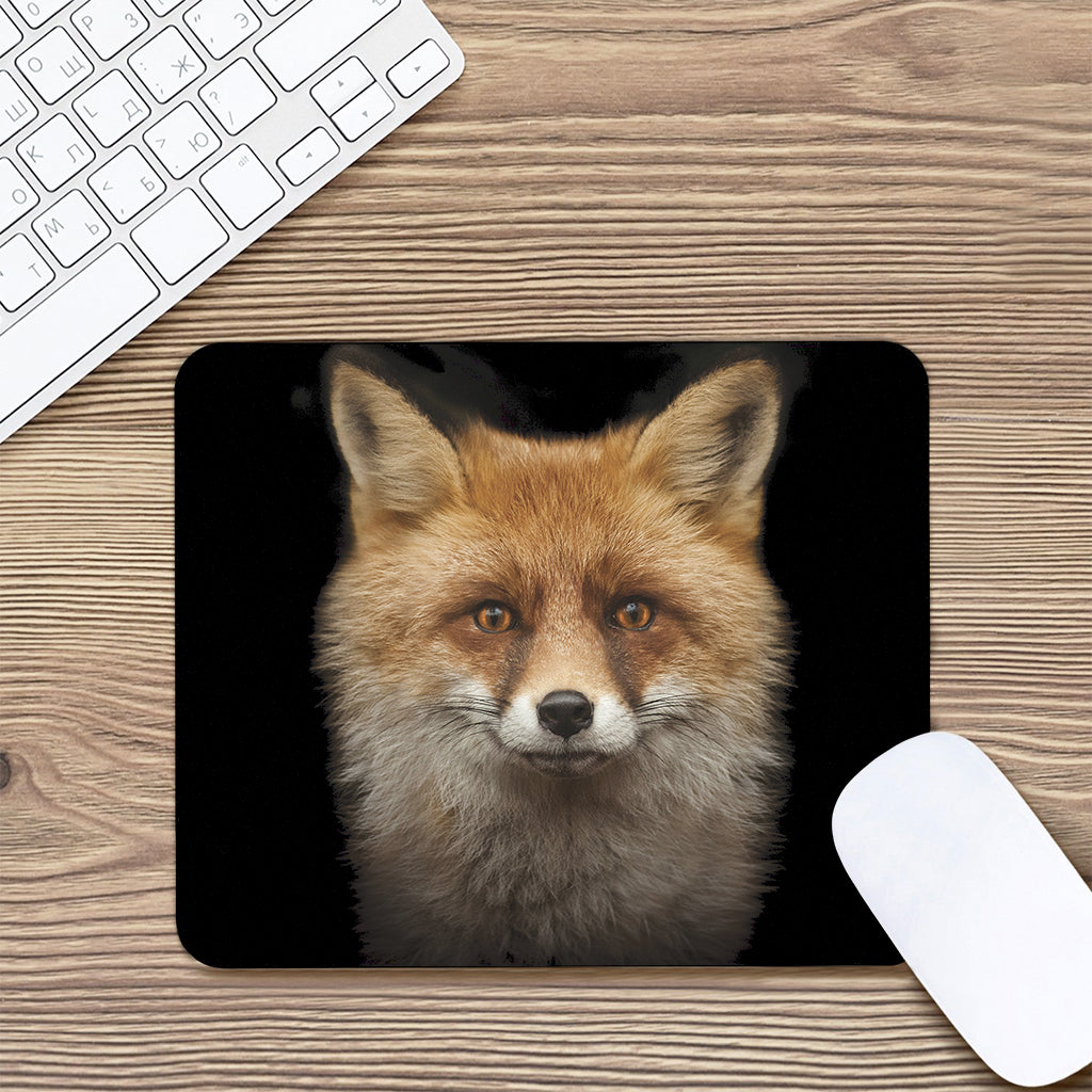 Fox Portrait Print Mouse Pad