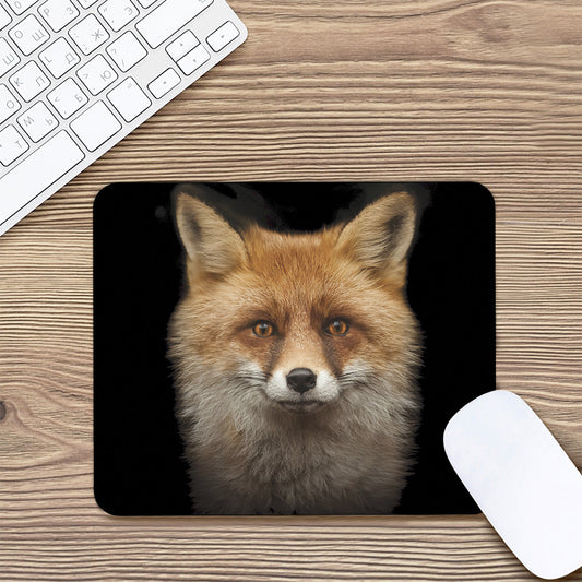 Fox Portrait Print Mouse Pad