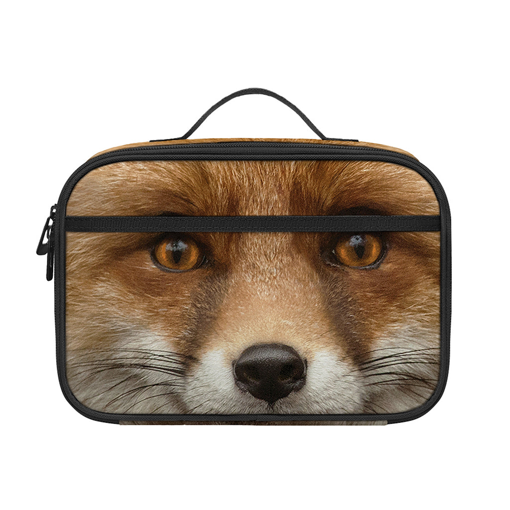 Fox Portrait Print Portable Lunch Bag