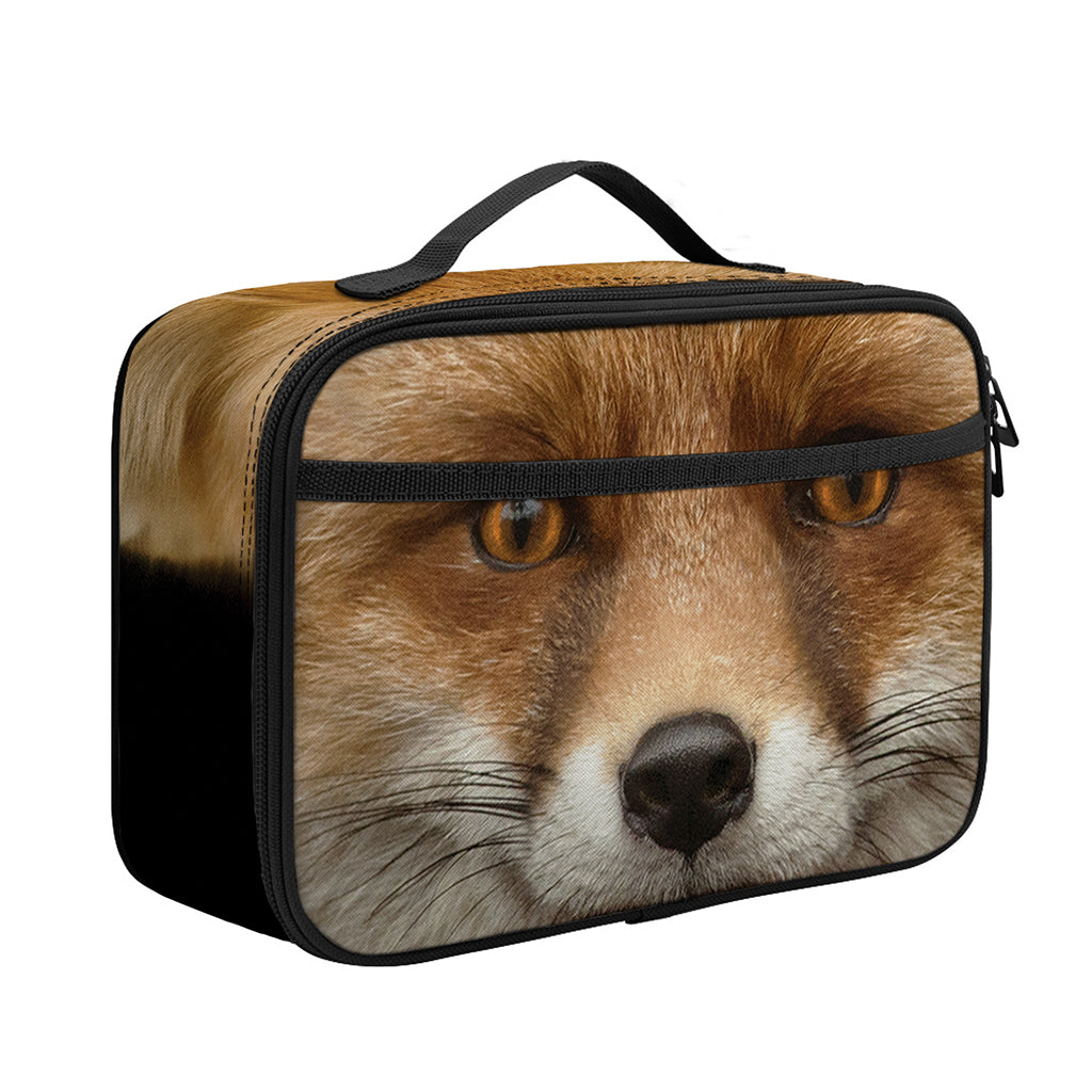 Fox Portrait Print Portable Lunch Bag