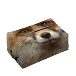 Fox Portrait Print Rectangle Tissue Box Cover
