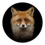 Fox Portrait Print Round Floor Mat