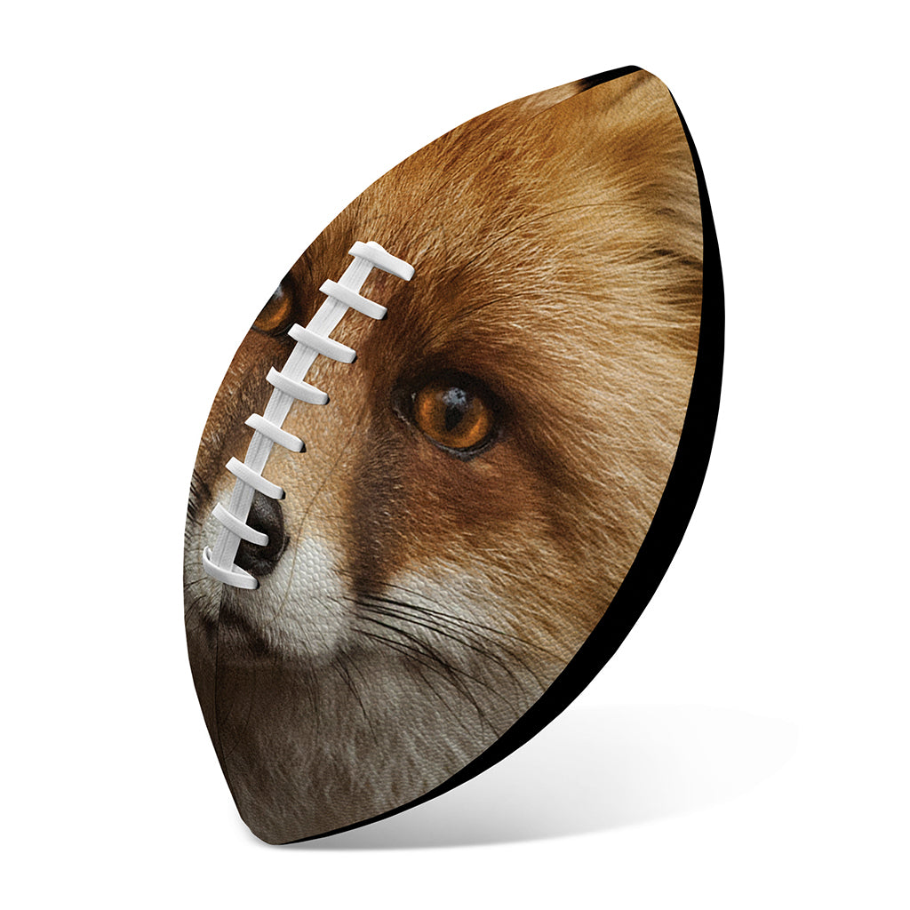 Fox Portrait Print Rugby Ball
