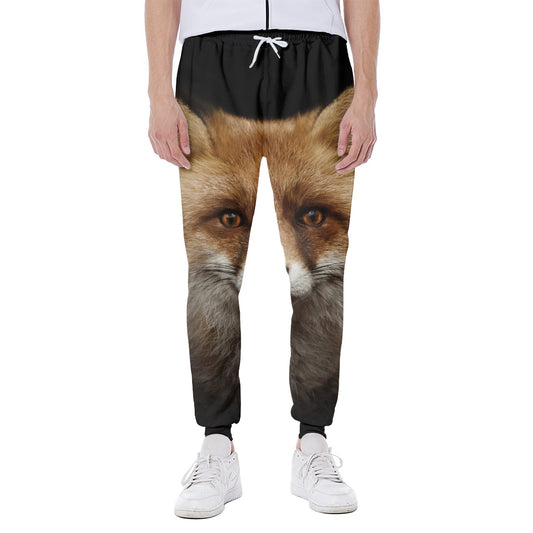 Fox Portrait Print Scuba Joggers