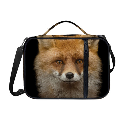 Fox Portrait Print Shoulder Strap Bible Bag