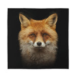 Fox Portrait Print Silk Bandana