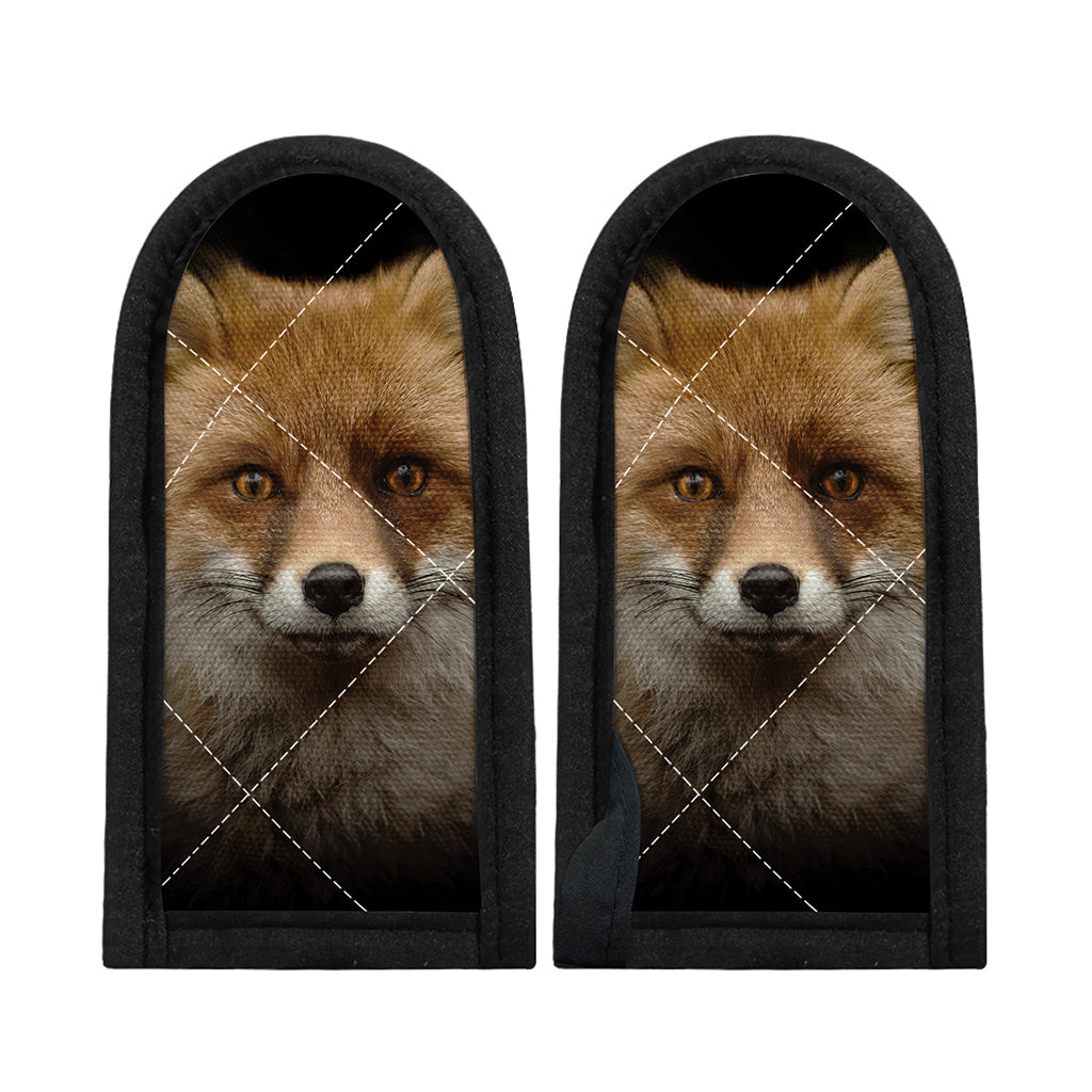 Fox Portrait Print Skillet Handle Cover