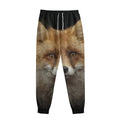 Fox Portrait Print Sweatpants
