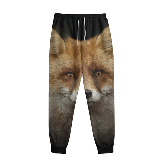 Fox Portrait Print Sweatpants