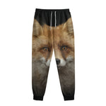 Fox Portrait Print Sweatpants