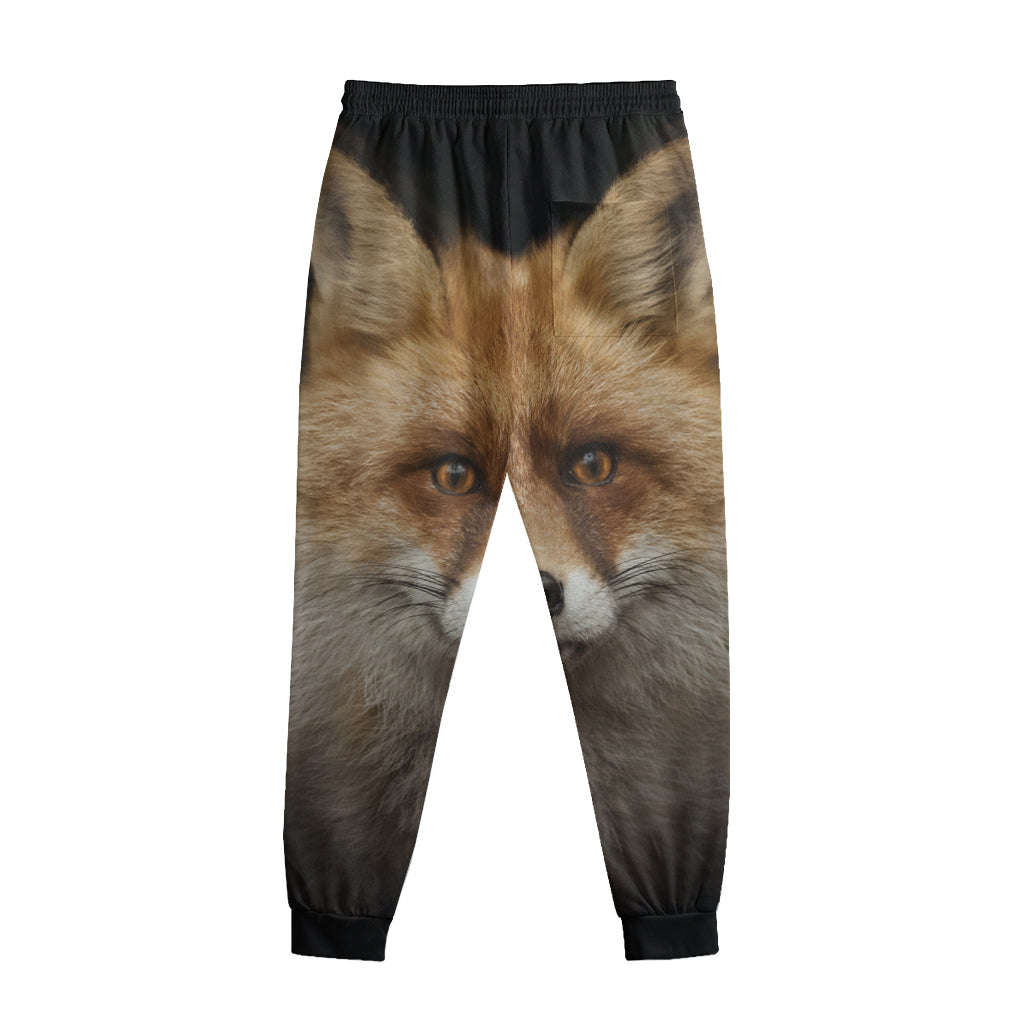 Fox Portrait Print Sweatpants