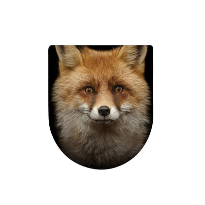 Fox Portrait Print Toilet Lid Cover