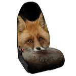 Fox Portrait Print Waterproof Car Seat Cover