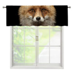 Fox Portrait Print Window Valance