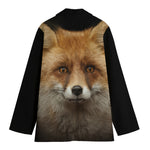 Fox Portrait Print Women's Blazer