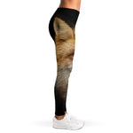 Fox Portrait Print Women's Leggings
