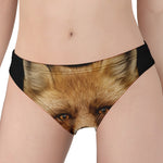 Fox Portrait Print Women's Panties