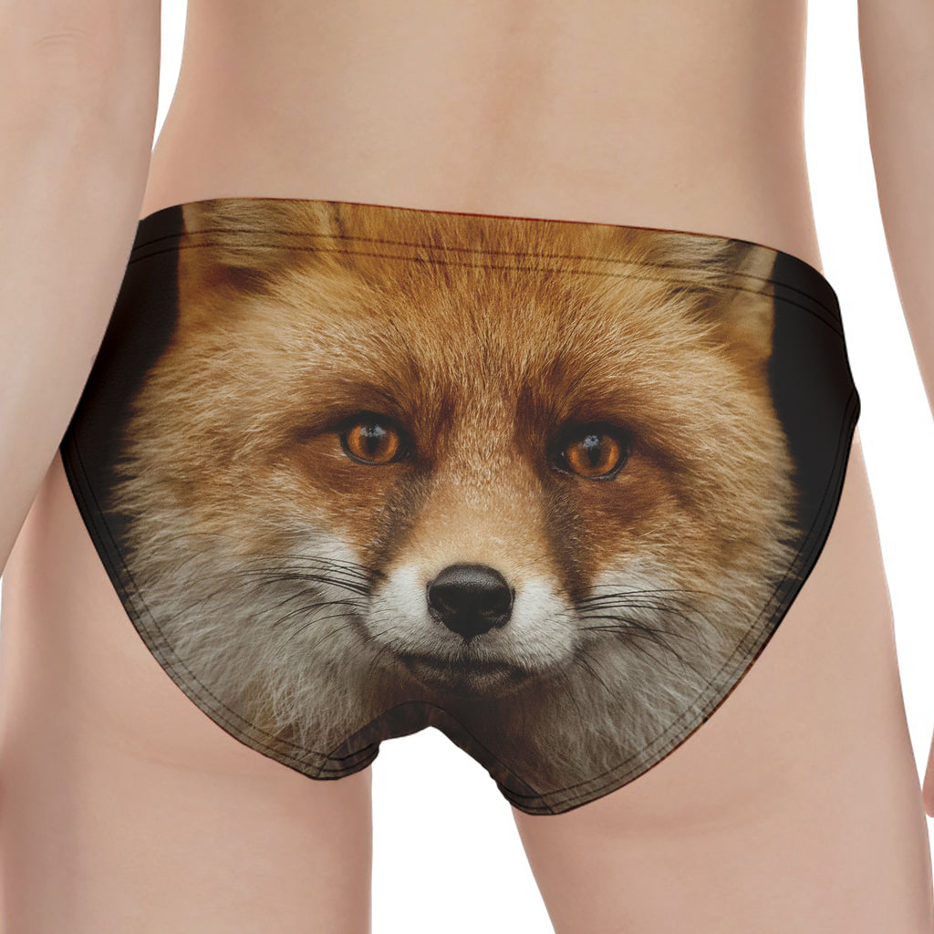 Fox Portrait Print Women's Panties