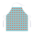 Fox With Glasses Pattern Print Adjustable Apron