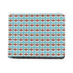 Fox With Glasses Pattern Print Bifold Wallet