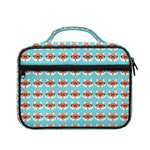 Fox With Glasses Pattern Print Briefcase Bible Bag