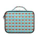 Fox With Glasses Pattern Print Briefcase Bible Bag