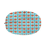 Fox With Glasses Pattern Print Car Side Mirror Covers
