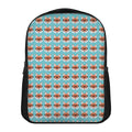Fox With Glasses Pattern Print Casual Backpack