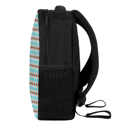 Fox With Glasses Pattern Print Casual Backpack